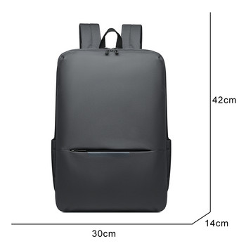 Мъжки раници Бизнес водоустойчива чанта за лаптоп 15,6 инча Многофункционална ежедневна раница Мъжки дизайн с голям капацитет