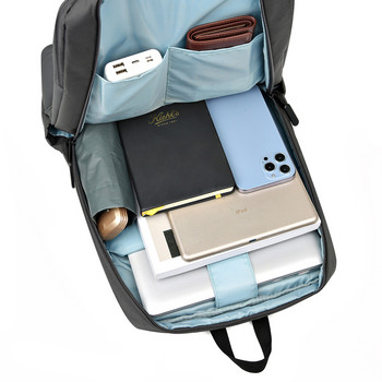 Мъжки раници Бизнес водоустойчива чанта за лаптоп 15,6 инча Многофункционална ежедневна раница Мъжки дизайн с голям капацитет