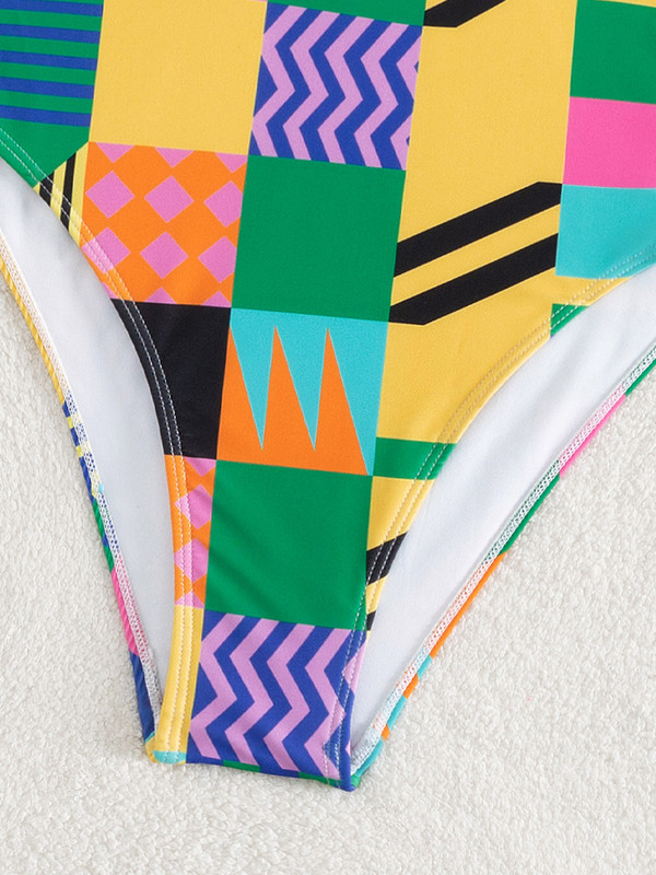 Vigoashely 2023 Sexy print Γυναικεία μαγιό Hollow Push UP One Piece μαγιό Monokini εξώπλατο καλοκαιρινό μαγιό παραλίας