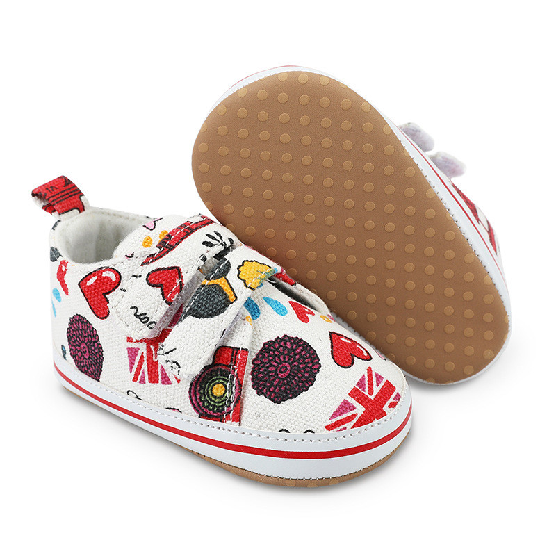 Tüdrukute tossud Esimesed jalakäijad Imikutele Vastsündinutele Väikelastele Poistele Tüdrukutele Sinised Punased Beežid Pehmed libisemiskindlad jalatsid