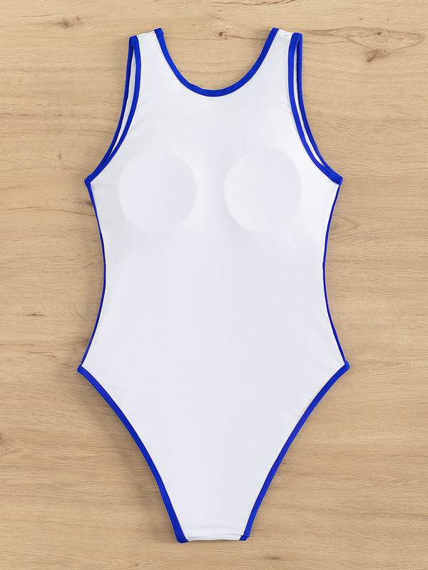 Vigoashely 2023 Σέξι μαγιό με λουράκια, γυναικεία μαγιό με ψηλό κόψιμο Push UP One Piece Μαγιό Monokini χωρίς πλάτη