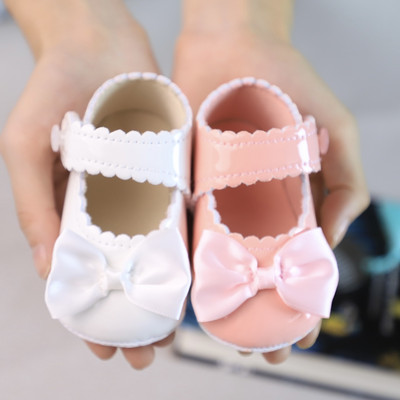 Batai kūdikiams kūdikiams mergaitei Pirmoji priekinių batų pora Madingi kvėpuojantys Mary Jane Elegant Flats Bow Butters