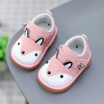 Πάτος 11-13cm New Cartoon Baby Toddler Shoes Newborn Girl Shoes Make Sound Shoes for Baby Boy Παιδικά παπούτσια