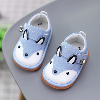 Стелка 11-13 см. Нови анимационни бебешки обувки за малко дете Обувки за новородено момиче правят звук обувки за бебе момче Детски обувки