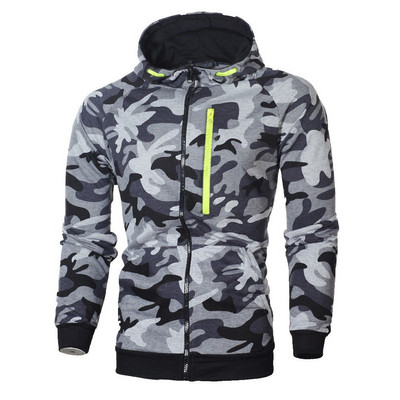 Ανδρικό μπουφάν μπουφάν με κουκούλα με κουκούλα, ανοιξιάτικο φθινόπωρο, λεπτό καμουφλάζ με κουκούλα, Ανδρικά κορυφαία ανδρικά ρούχα για νεανική μόδα