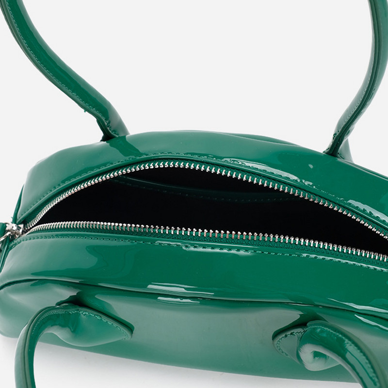 Geantă retro de umăr pentru femei Geantă tote vintage din piele lacuită Geantă Hobo Pochette de modă Geantă de cumpărături versatilă