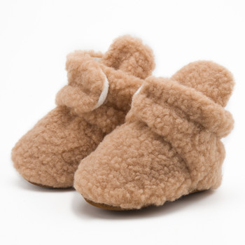 Βρεφικές κάλτσες Χειμερινές μπότες για μωρά για κοριτσάκια αφράτα μαλακά παιδικά παπούτσια First Walkers Αντιολισθητικά Ζεστά παπούτσια βρεφικής κούνιας μοκασίνι