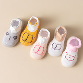 Βρεφικές κάλτσες Παπούτσια Βρεφικά χαριτωμένα κινούμενα σχέδια Παιδικά παπούτσια για αγόρια Απαλή λαστιχένια σόλα Παιδικό πάνινο πάτωμα BeBe μποτάκια για νήπια για κορίτσια πρώτος περιπατητής
