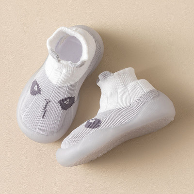 Βρεφικές κάλτσες Παπούτσια Βρεφικά χαριτωμένα κινούμενα σχέδια Παιδικά παπούτσια για αγόρια Απαλή λαστιχένια σόλα Παιδικό πάνινο πάτωμα BeBe μποτάκια για νήπια για κορίτσια πρώτος περιπατητής