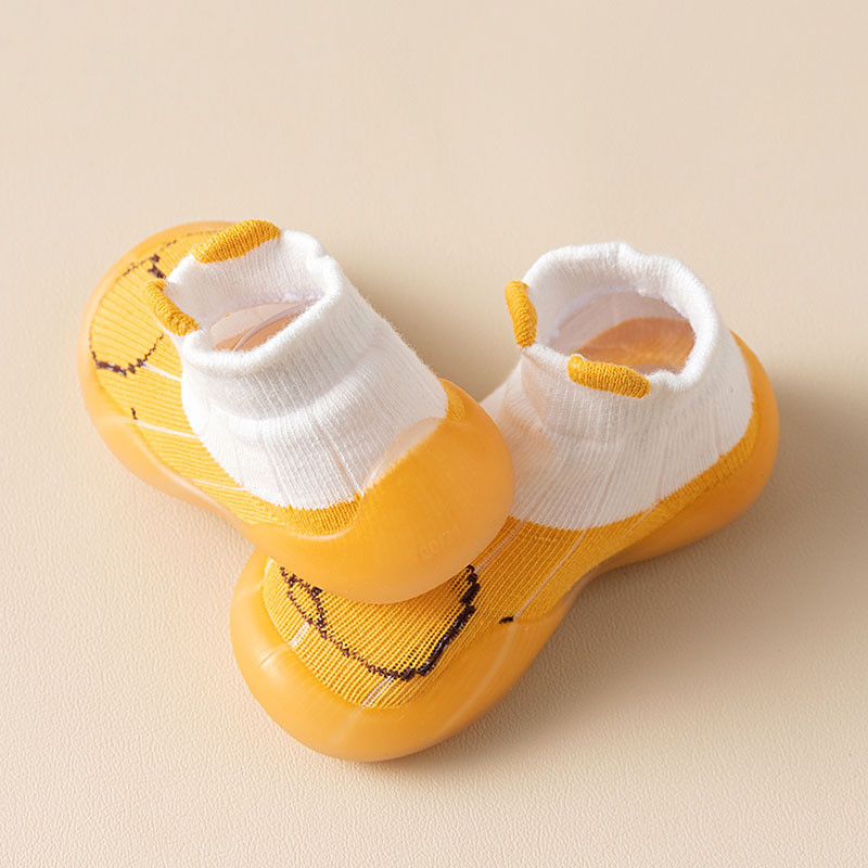 Βρεφικές κάλτσες Παπούτσια Βρεφικά χαριτωμένα κινούμενα σχέδια Παιδικά παπούτσια για αγόρια Απαλή λαστιχένια σόλα Παιδικό πάνινο πάτωμα BeBe μποτάκια για νήπια για κορίτσια πρώτος περιπατητής
