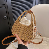 Naiste Crossbody kott Moodne kootud Crossbody käekott Multifunktsionaalne suure mahutavusega kulumiskindel pael ostureisile