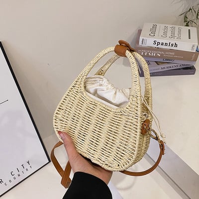 Naiste Crossbody kott Moodne kootud Crossbody käekott Multifunktsionaalne suure mahutavusega kulumiskindel pael ostureisile