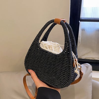 Naiste Crossbody kott Moodne kootud Crossbody käekott Multifunktsionaalne suure mahutavusega kulumiskindel pael ostureisile