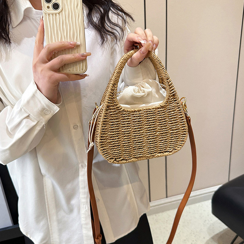 Naiste Crossbody kott Moodne kootud Crossbody käekott Multifunktsionaalne suure mahutavusega kulumiskindel pael ostureisile