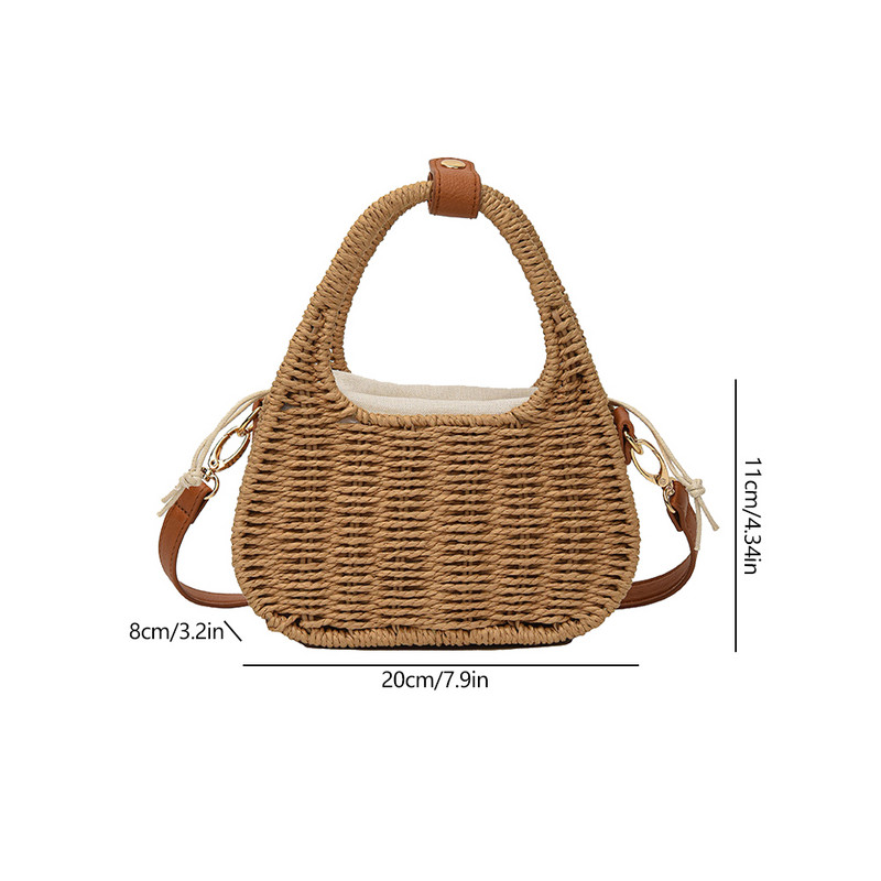 Naiste Crossbody kott Moodne kootud Crossbody käekott Multifunktsionaalne suure mahutavusega kulumiskindel pael ostureisile