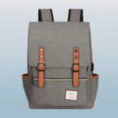 Σακίδιο πλάτης βρετανικής ρετρό ακαδημίας στυλ Μαθητική τσάντα πλάτης Έξυπνη φόρτιση Απλή αθλητική τσάντα ελεύθερου χρόνου