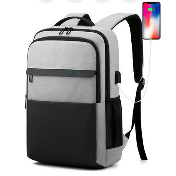 Ултра лека мъжка водоустойчива раница USB зареждане Bagpack Гръбна чанта за мъжка раница Мъжка стилна раница Ежедневна раница