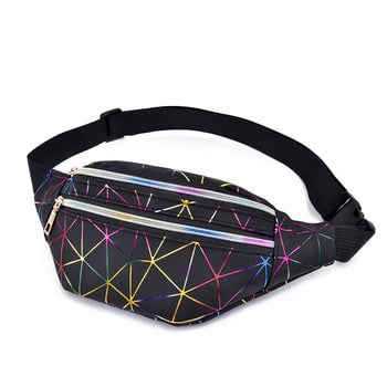 Fanny Pack Γυναικεία Μόδα Πακέτο μέσης Casual Crossbody Τσάντες στήθους Unisex Hip Bum Τσάντα ταξιδιού Αδιάβροχη τσάντα ζώνης Αθλητική τσέπη