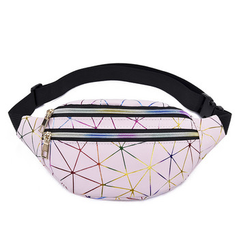 Fanny Pack Γυναικεία Μόδα Πακέτο μέσης Casual Crossbody Τσάντες στήθους Unisex Hip Bum Τσάντα ταξιδιού Αδιάβροχη τσάντα ζώνης Αθλητική τσέπη