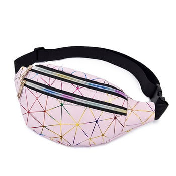 Fanny Pack Γυναικεία Μόδα Πακέτο μέσης Casual Crossbody Τσάντες στήθους Unisex Hip Bum Τσάντα ταξιδιού Αδιάβροχη τσάντα ζώνης Αθλητική τσέπη