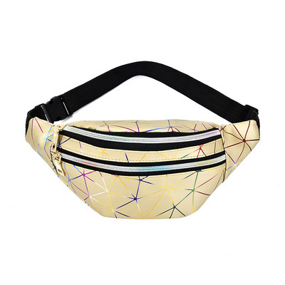 Fanny Pack Γυναικεία Μόδα Πακέτο μέσης Casual Crossbody Τσάντες στήθους Unisex Hip Bum Τσάντα ταξιδιού Αδιάβροχη τσάντα ζώνης Αθλητική τσέπη