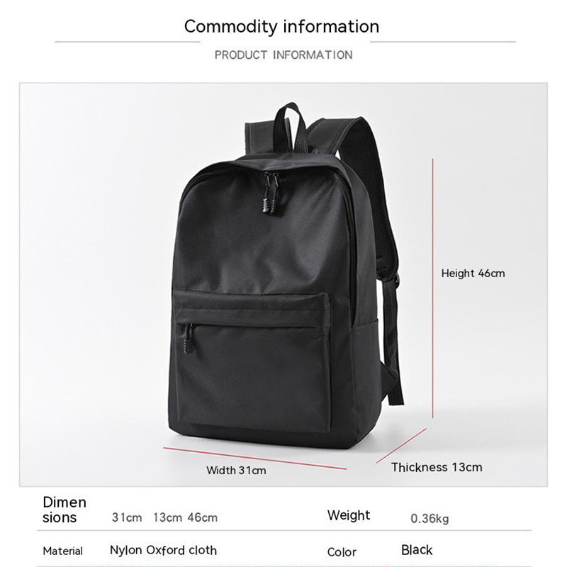 Ανδρικό σακίδιο πλάτης μεγάλης χωρητικότητας Αδιάβροχες σχολικές τσάντες για έφηβους τσάντες ταξιδιού Κορεατικού στυλ