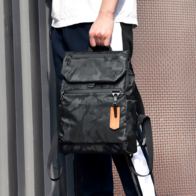 Υψηλής ποιότητας αδιάβροχο ανδρικό σακίδιο πλάτης για φορητό υπολογιστή, μάρκας πολυτελείας Μαύρο σακίδιο πλάτης για Business Urban Man Φόρτιση USB