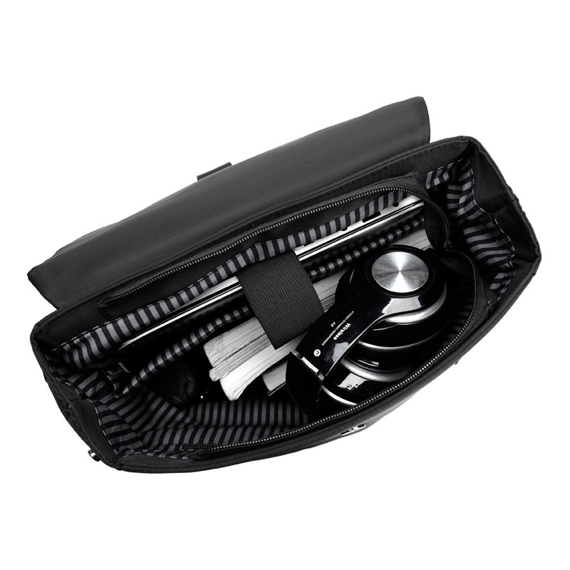 Υψηλής ποιότητας αδιάβροχο ανδρικό σακίδιο πλάτης για φορητό υπολογιστή, μάρκας πολυτελείας Μαύρο σακίδιο πλάτης για Business Urban Man Φόρτιση USB