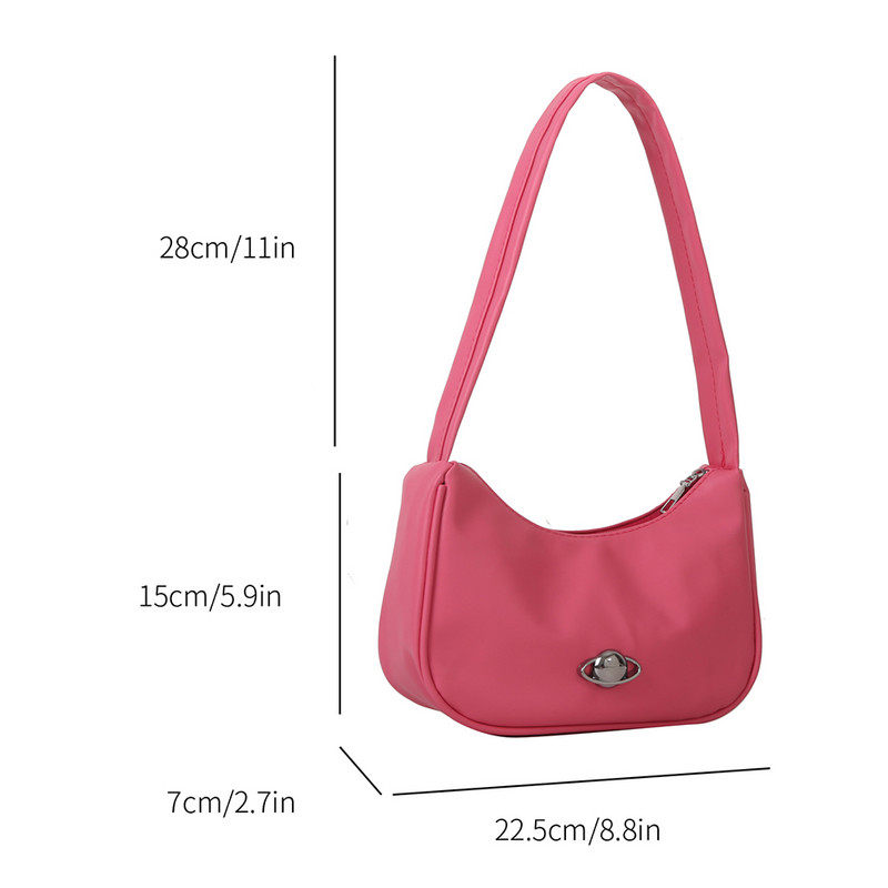 Κομψές τσάντες για κορίτσια για γυναίκες Fashion Hobos Shoulder τσάντα μασχάλης Γυναικεία τσάντα Clutch Pu Δερμάτινα γυναικεία τσαντάκια μασχάλης Y2k Cool τσάντα