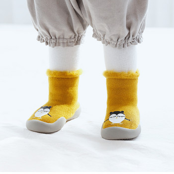 Βρεφική κάλτσα Παπούτσια Χειμώνας Παιδικές Κάλτσες Νήπιο Νεογέννητο Αγόρια Αντιολισθητικές Κάλτσες Παιδικά Κορίτσια Παπούτσια ζεστού δαπέδου First Walkers για 0-3 ετών