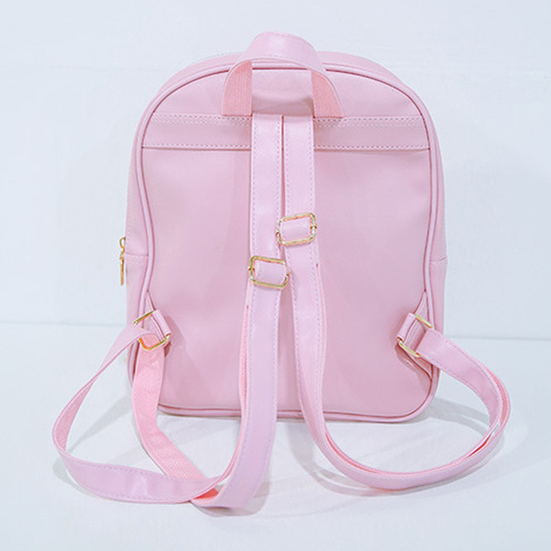 Καλοκαιρινή μόδα γυναικεία τσάντα πλάτης Διάφανες φοιτητικές τσάντες υψηλής ποιότητας διαφανείς ευέλικτες σακίδια πλάτης Γυναικείες δερμάτινες τσάντες Lady bag Travel