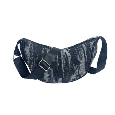 Τζιν Hobo χιαστί τσάντες για γυναίκες 2023 Νέες τάσεις τσάντες τσάντες και τσάντες τζιν με πολλές τσέπες Τσάντα στήθους μεγάλης χωρητικότητας