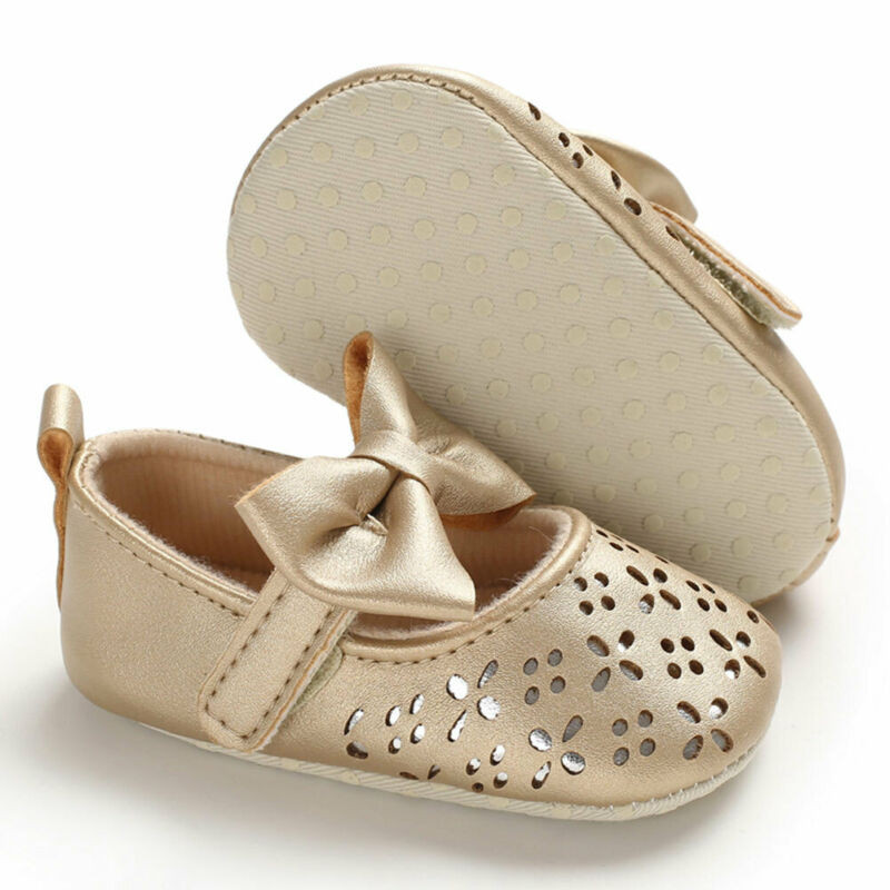 Παπούτσια κούνιας για νεογέννητο μωρό για κοριτσάκι Παπούτσια παπιγιόν μαλακή σόλα Prewalker Αντιολισθητικά αθλητικά παπούτσια Breathable Princess