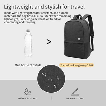 Σχολικό σακίδιο πλάτης ισόβιας εγγύησης για άνδρες για γυναίκες 15,6 ιντσών Laptop Backpack Light Παιδικό σακίδιο πλάτης Σχολική τσάντα Σακίδιο ταξιδίου