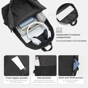 Σχολικό σακίδιο πλάτης ισόβιας εγγύησης για άνδρες για γυναίκες 15,6 ιντσών Laptop Backpack Light Παιδικό σακίδιο πλάτης Σχολική τσάντα Σακίδιο ταξιδίου