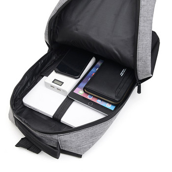 Комплект от 3 в 1 част Ученическа чанта за студенти с голям капацитет Мъжка раница за лаптоп Многофункционална чанта за компютър mochila
