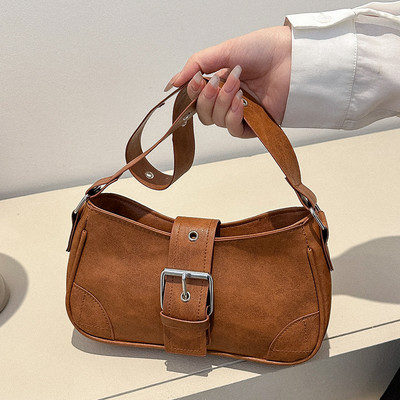 Geantă de umăr pentru femei de modă, geantă pentru axile, geantă de subraț, geantă gotică, geantă de mesager de culoare solidă, poșetă, genți de mână hobos Y2K