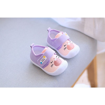 Βρεφικά παιδικά παιδικά κινούμενα σχέδια Αντιολισθητικά παπούτσι με μαλακή σόλα Squeaky Sneakers Boy Causal Loafers Μικρό κορίτσι Αντιολισθητικό παπούτσι