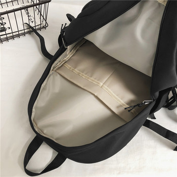 JOYPESSIE Fashion Ανδρικά Mochila Μαύρο Σακίδιο Laptop Κορίτσια Καμβά Τσάντα τσάντα υψηλής χωρητικότητας Εφηβική Σχολική τσάντα Γυναικεία τσάντα ταξιδιού