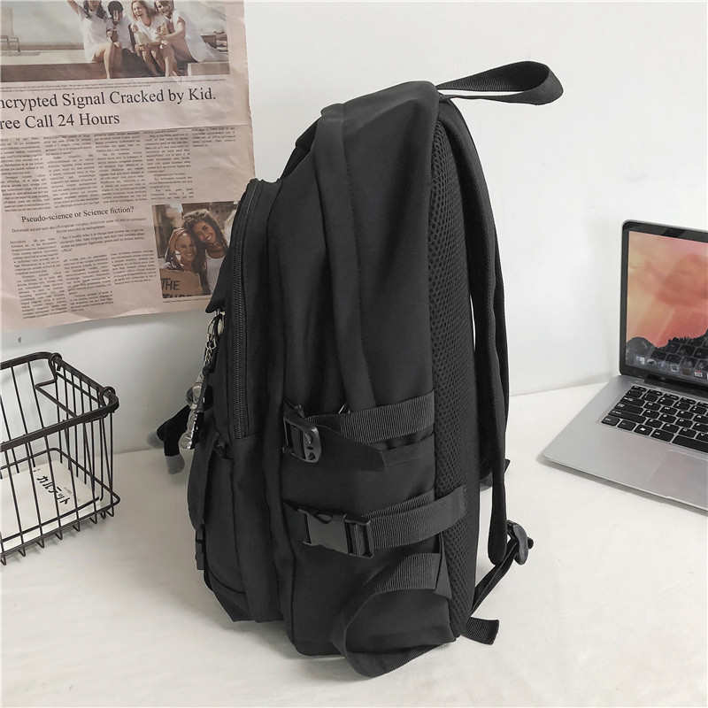 JOYPESSIE Fashion Ανδρικά Mochila Μαύρο Σακίδιο Laptop Κορίτσια Καμβά Τσάντα τσάντα υψηλής χωρητικότητας Εφηβική Σχολική τσάντα Γυναικεία τσάντα ταξιδιού
