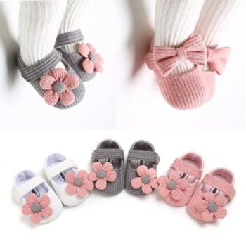 0-18M Памучни обувки за бебета, момичета, ретро, пролет, есен, малки деца, предходни обувки, памучни обувки, детски обувки с меко дъно, първи проходилки