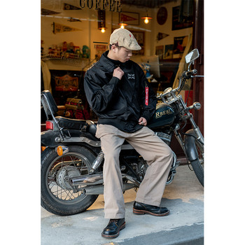 Нова CWU/45P Man Bomber Varsity Motorcycle Военна армейска ветровка Водоустойчива ветроустойчива Letterman Pilot Flight Streetwear Черна