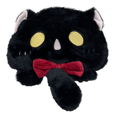 Τσάντα ιαπωνικού στυλ Kawaii Μαύρη γάτα Γυναικεία βελούδινη τσάντα ώμου κινουμένων σχεδίων για γυναικεία τσάντα χιαστί Αφράτη μικρή τσάντα τηλεφώνου και πορτοφολιού