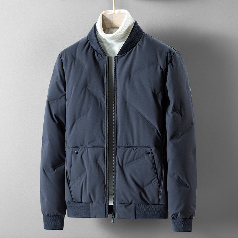 Μπουφάν πουπουλένιο ανδρικό κοντό 2023 νέο χειμωνιάτικο ελαφρύ ζεστό μοντέρνο και όμορφο μοντέρνο μπουφάν μπέιζμπολ