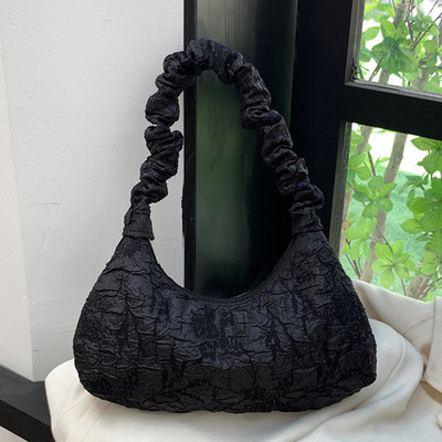 Genți de umăr pentru femei Geantă de subrat plisată de nailon pentru femei