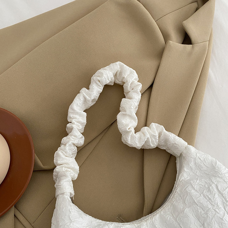 Genți de umăr pentru femei Geantă de subrat plisată de nailon pentru femei