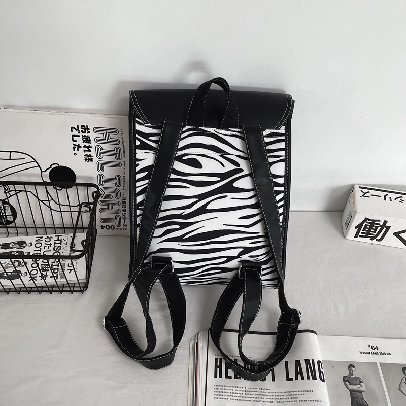 Naiste seljakotid, nahast armas sebra seljakott naistele, valge, must seljakott teismelistele tüdrukutele, reisimood, naine, kott