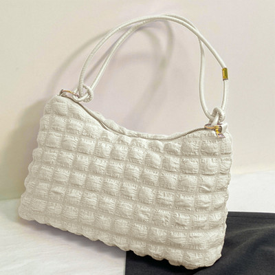 Υψηλής ποιότητας ελαφριά μεγάλη τσάντα τσάντα μασχάλης Μαλακή τσάντα σύννεφου Γυναικεία ντιζάιν τσάντα χειρός Γυναικεία τσάντα ώμου 주름가방