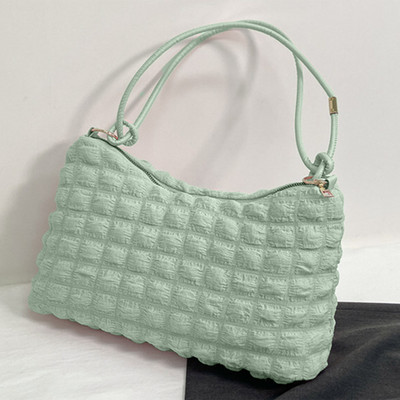 Υψηλής ποιότητας ελαφριά μεγάλη τσάντα τσάντα μασχάλης Μαλακή τσάντα σύννεφου Γυναικεία ντιζάιν τσάντα χειρός Γυναικεία τσάντα ώμου 주름가방