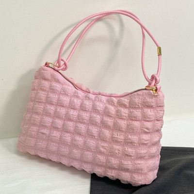 Υψηλής ποιότητας ελαφριά μεγάλη τσάντα τσάντα μασχάλης Μαλακή τσάντα σύννεφου Γυναικεία ντιζάιν τσάντα χειρός Γυναικεία τσάντα ώμου 주름가방